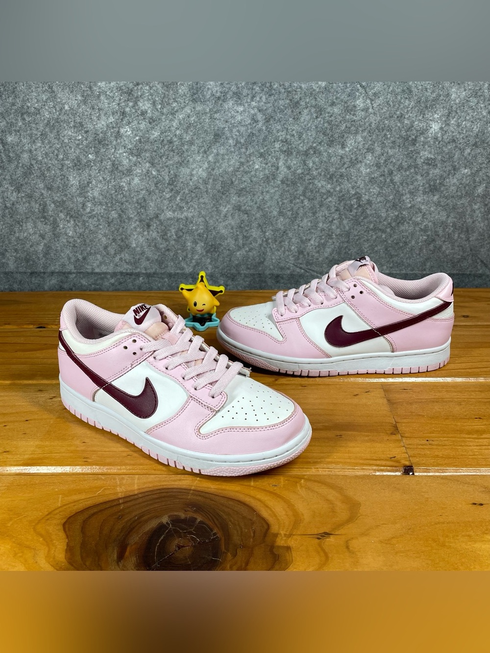 Nike Dunk Low Size 6Y GS / Womens 7.5 Pink Foam Beetroot Sneakers CW1590-601